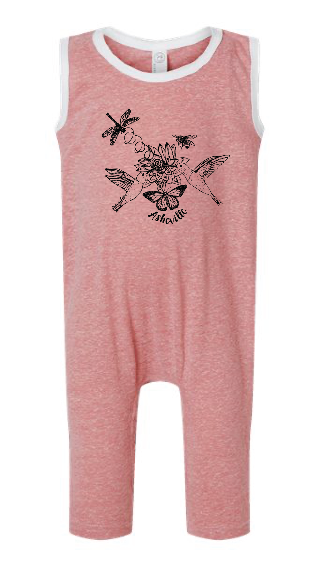 Asheville Hummingbird Infant Romper
