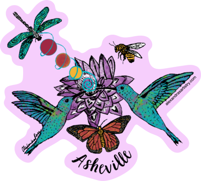 Asheville Hummingbird Energy Magnet