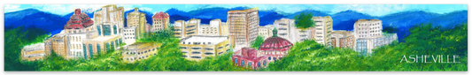 Asheville Skyline Magnet