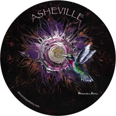 Hummingbird Swirl with 'Asheville'