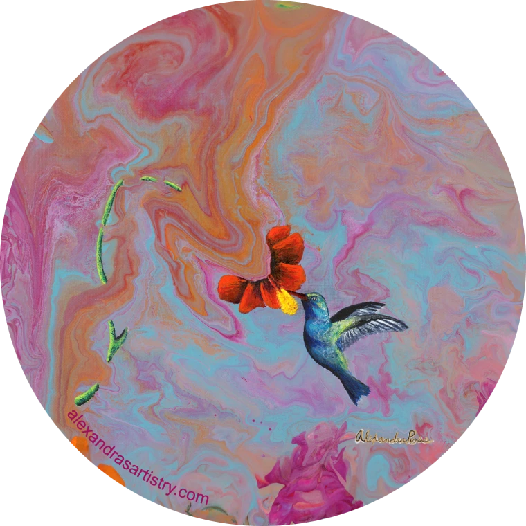 Hummingbird Swirl