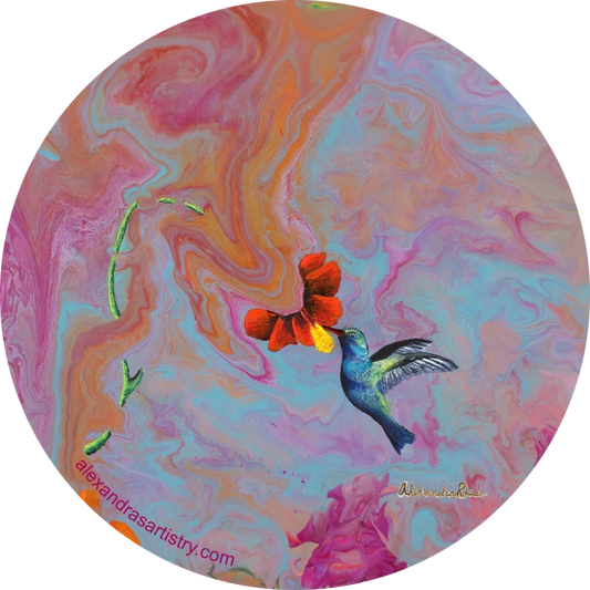Hummingbird Swirl